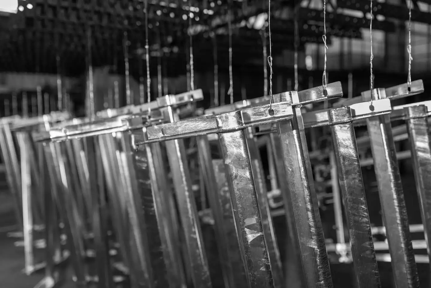 Steel fence fittings produced by Cox Fence Fittings